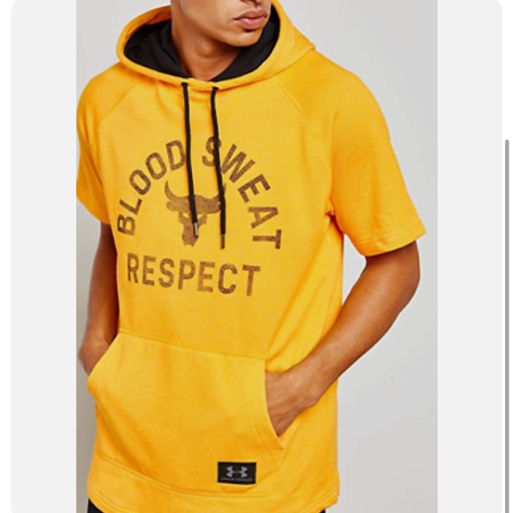 Under Armour Other - Under Armour Project Rock Blood Sweat Respect Hoodie Size Large